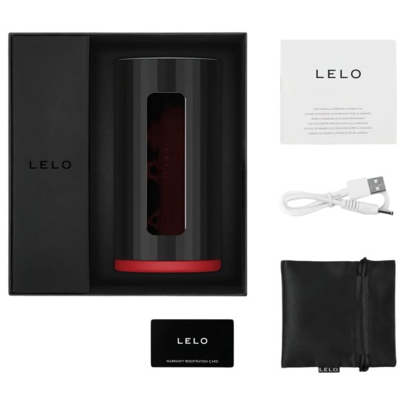 LELO F1s V2 - masturbator interactiv (roșu)