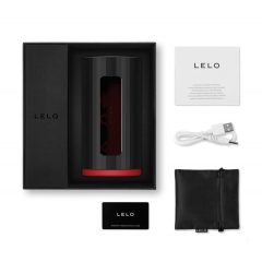 LELO F1s V2 - masturbator interactiv (negru-rosu)