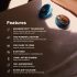 LELO Tiani Duo - vibrator din silicon pentru cupluri (albastru)