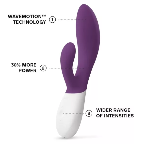 LELO Ina Wave 2 - vibrator reîncărcabil, impermeabil - mov