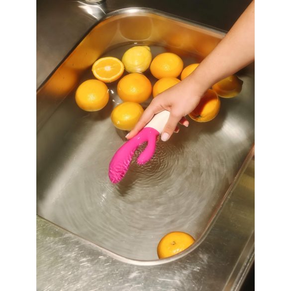 LELO - vibrator reincarcabil rezistent la apă - Ina Wave 2 - culoare cireș