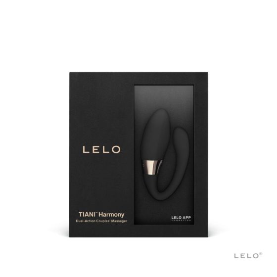 LELO Tiani Harmony - vibrator inteligent pentru cuplu, cu baterie (negru)