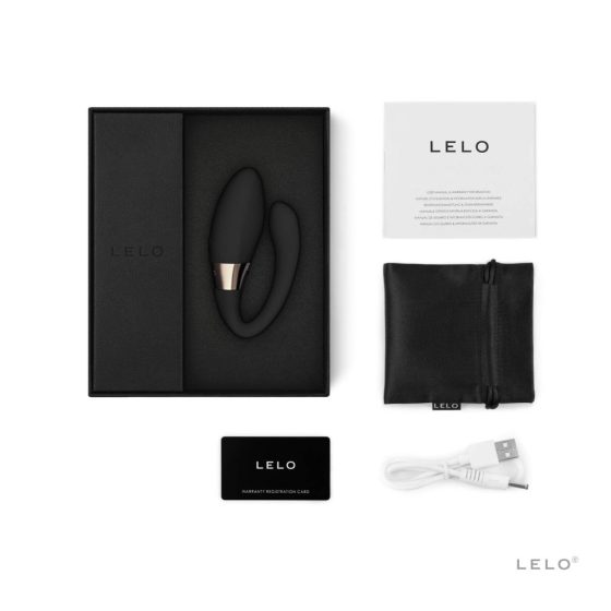 LELO Tiani Harmony - vibrator inteligent pentru cuplu, cu baterie (negru)