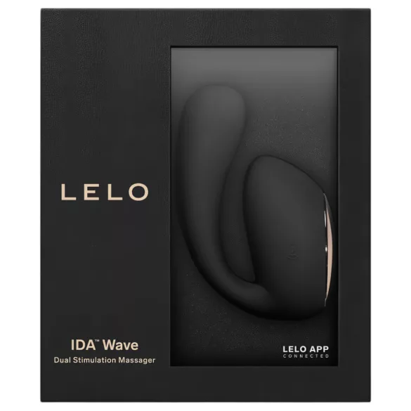 LELO Ida Wave - Vibrator rotativ și cu vibrații controlat prin aplicație (negru)