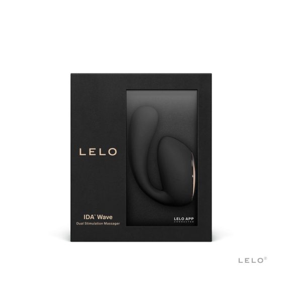 LELO Ida Wave - vibrator inteligent, cu acumulator, cu vibrații și rotații (negru)