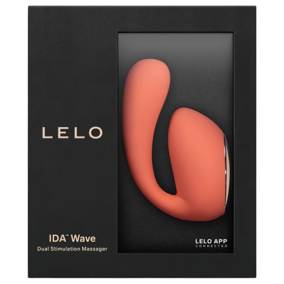 LELO Ida Wave - vibrator rotativ și vibrator cu vibrații - reîncărcabil, coral