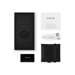   LELO Tor 3 - inel vibrator pentru penis cu acumulator, inteligent (negru)
