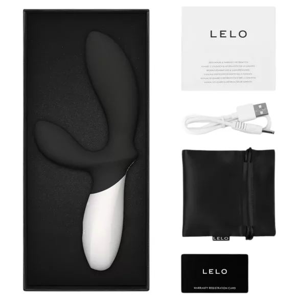 LELO Loki Wave 2 - vibrator prostată, reîncărcabil, impermeabil - negru