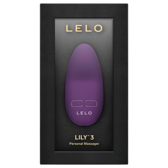 LELO - Vibrator pentru clitoris, reîncărcabil, impermeabil, mov închis