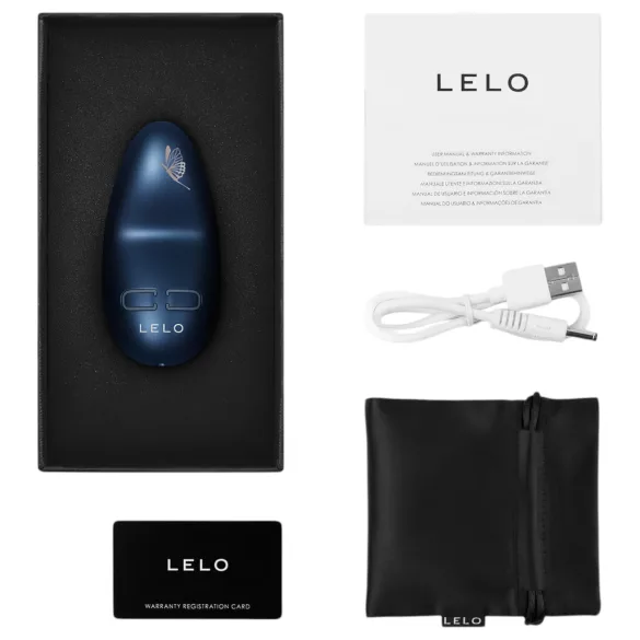 LELO Nea 3 - vibrator clitoridian reîncărcabil, impermeabil - albastru