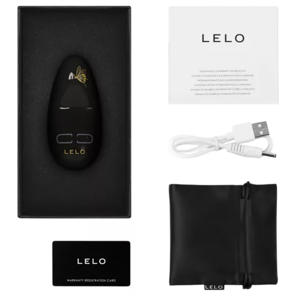 LELO Nea 3 - vibrator clitoridian reîncărcabil, rezistent la apă - negru