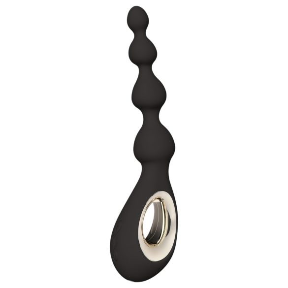 LELO Soraya Beads - vibrator anal reîncărcabil, impermeabil - negru
