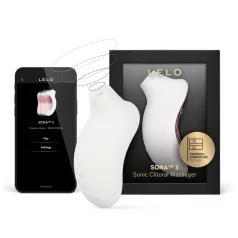 LELO Sona 3 - stimulator clitoridian cu unde sonore - alb