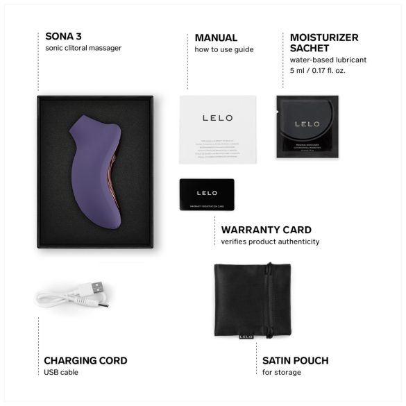 LELO - Stimulator clitoridian cu unde sonore - lila