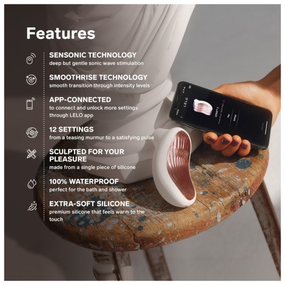 LELO - Stimulator clitoridian cu unde sonore - lila