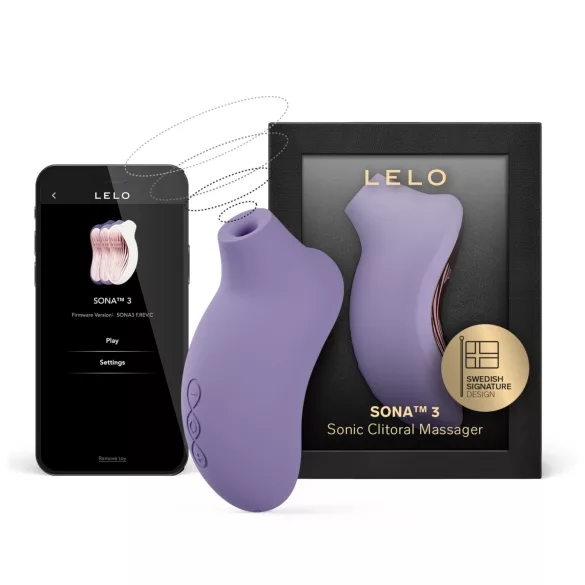 LELO Sona 3 - stimulator clitoridian cu unde sonore - mov lavandă
