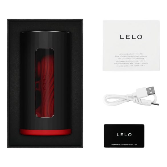 LELO F1s V3 - masturbator interactiv (roșu)