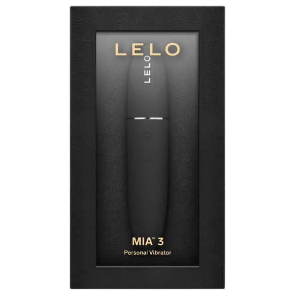 LELO Mia 3 - ruj vibrator de călătorie (negru)