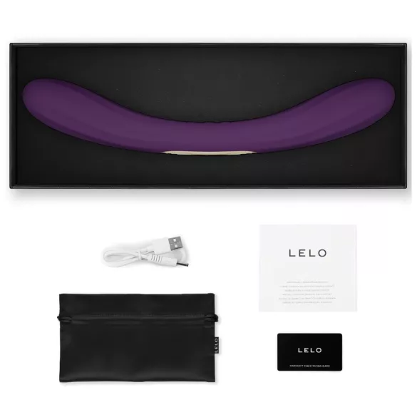 LELO Boomerang - vibrator cu două capete (mov)