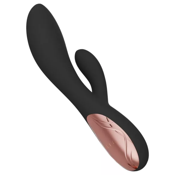 LELO - INA Thrust vibrator iepuraș cu mișcare de împingere (negru)