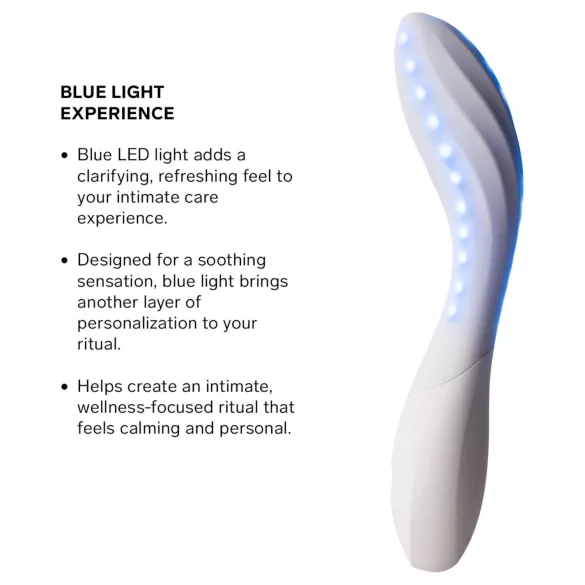 LELO Mona Spectra - vibrator inteligent pentru punctul G cu lumină LED (alb)