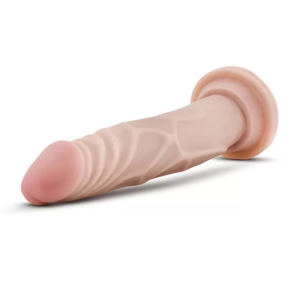 Dr. Skin - dildo realist cu ventuză - natur, 19 cm