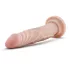 Dr. Skin - dildo realist cu ventuză - natur, 19 cm