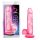 B Yours Sweet N Hard 4 - dildo cu testicule - 18cm (roz)