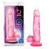Dildou roz cu ventuză și testicule - Sweet N Hard 4