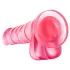 B Yours Sweet N Hard 4 - dildo cu testicule - 18cm - roz