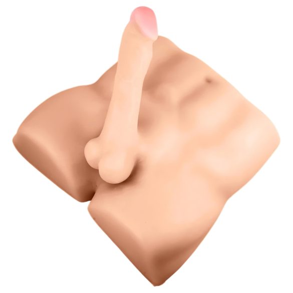 Blush X5 Rough Rider - torzo masculin realist - silicon natur