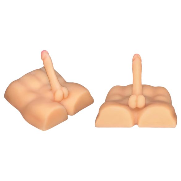 Blush X5 Rough Rider - torzo masculin realist - silicon natur