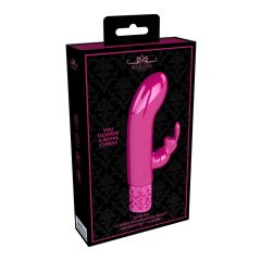   Royal Gems Dazzling - vibrator cu braț pentru clitoris, reîncărcabil (roz)