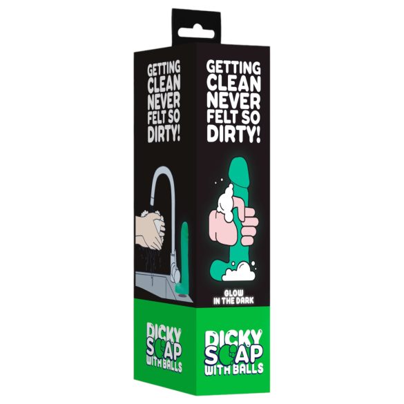 Dicky - săpun penis luminos cu testicule - 265g