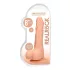 RealRock - dildo realist cu testicule - 20cm - culoare naturală