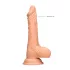 RealRock - dildo realist cu testicule - 20cm - culoare naturală