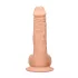 RealRock - dildo realist cu testicule - 20cm - culoare naturală