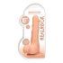 RealRock Dong 10 - dildo realist, cu testicule (25cm) - culoare naturală