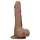RealRock - dildo realist cu testicule - 25cm - culoare închisă