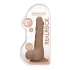 RealRock - dildo realist cu testicule - 25cm - culoare închisă