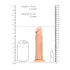 RealRock - dildo realist 17cm - culoare naturală
