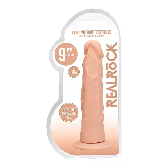 RealRock - dildou realist - 23 cm - culoare naturală