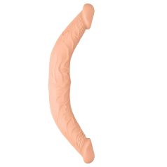 RealRock - dildo dublu realist - 36 cm - culoare naturală