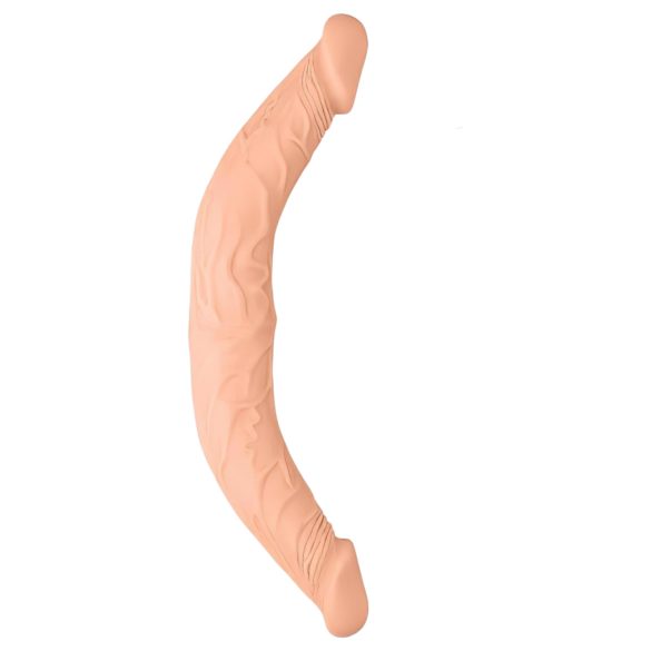 RealRock - dildo dublu realist - 36 cm - culoare naturală