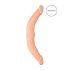 RealRock Dublu Dong 14 - dildo dublu (36cm) - natural