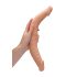 RealRock Dublu Dong 14 - dildo dublu (36cm) - natural