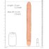 RealRock - dildo dublu realist - 36 cm - culoare naturală