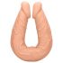 RealRock Dublu Dong 14 - dildo dublu (36cm) - natural