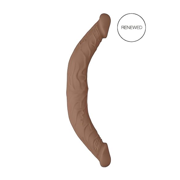 RealRock Double Dong 14 - dildo dublu (36cm) - natur închis