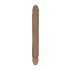 RealRock Double Dong 14 - dildo dublu (36cm) - natur închis